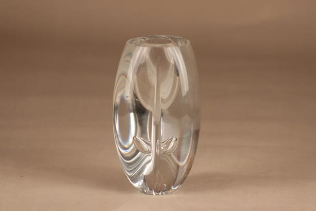 Iittala Claritas taide-esine, signeerattu c-sarja suunnittelija Timo Sarpaneva