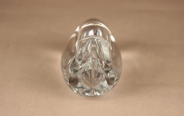 Iittala Claritas taide-esine, signeerattu c-sarja suunnittelija Timo Sarpaneva 2