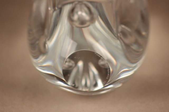 Iittala Claritas taide-esine, signeerattu c-sarja suunnittelija Timo Sarpaneva 4