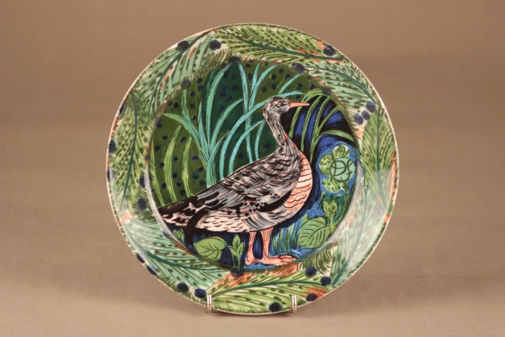 Arabia Pro Arte Hubertus plate Gray Goose, Dorrit von Fieandt