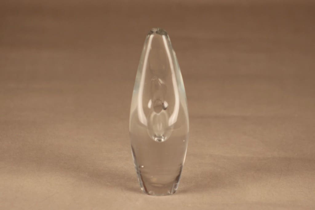 Iittala Orkidea taidelasi, kirkas, suunnittelija Tapio Wirkkala,