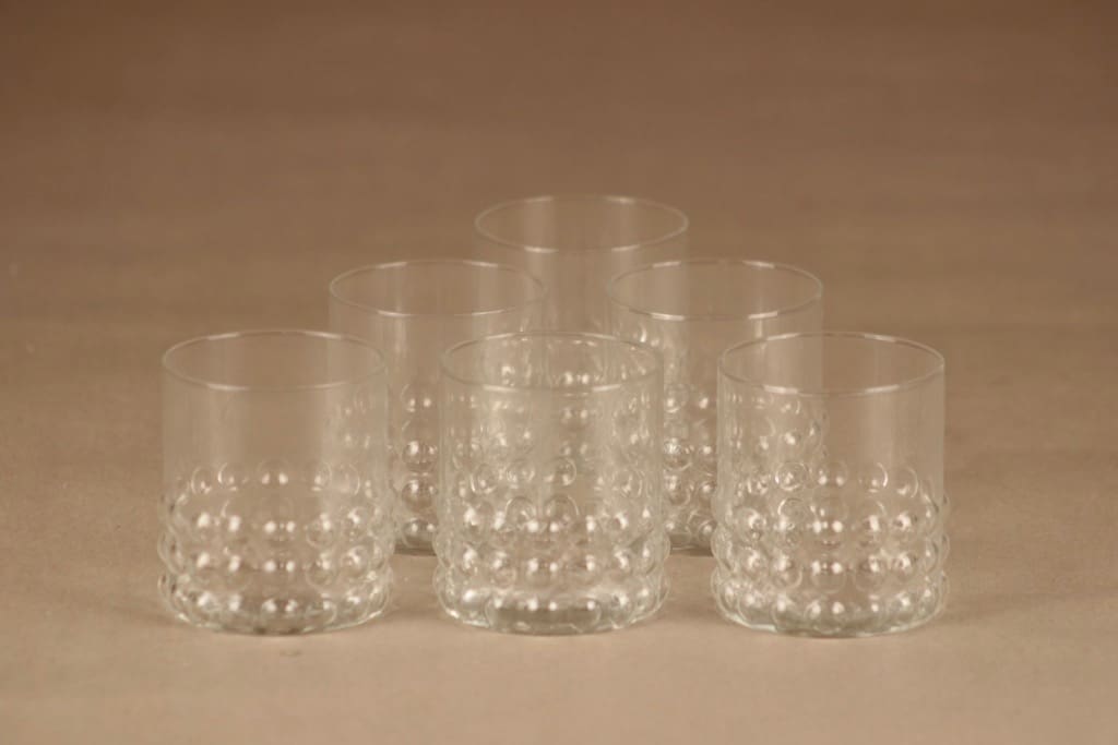 Riihimäen lasi Grappo vesilasi, 15 cl, 6 kpl, suunnittelija Nanny Still, 15 cl