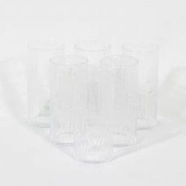 Iittala Mesi lasit, kirkas, 6 kpl, suunnittelija Tapio Wirkkala,