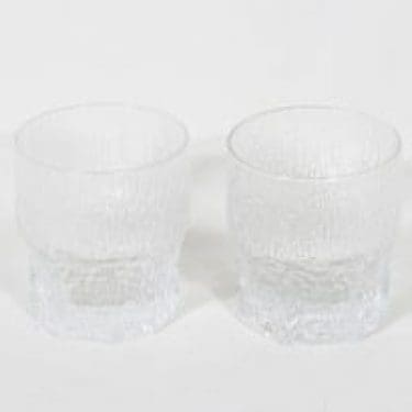 Iittala Aslak viskilasit, 30 cl, 2 kpl, suunnittelija Tapio Wirkkala, 30 cl, suuri