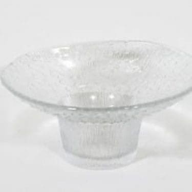 Iittala Paadar maljakko, kirkas, suunnittelija Tapio Wirkkala, massiivinen