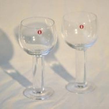 Iittala Mondo väkeväviinilasit, 2 kpl, suunnittelija Kerttu Nurminen,