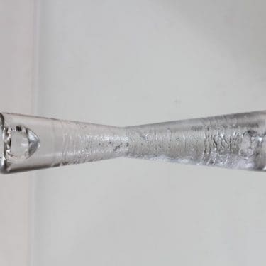 Iittala Arkipelago kynttilänjalka, kirkas, suunnittelija Timo Sarpaneva,