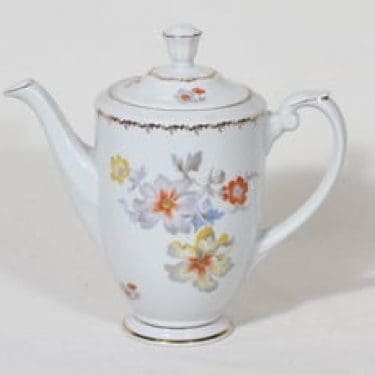 Arabia Loretta kahvikaadin, 1 l, suunnittelija Olga Osol, 1 l, siirtokuva