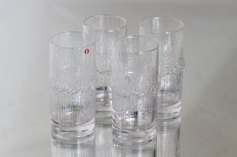 Iittala Niva lasit, 18 cl, 4 kpl, suunnittelija Tapio Wirkkala, 18 cl