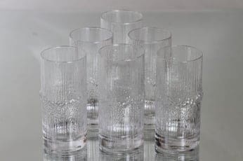 Iittala Niva grogilasit, 20 cl, 6 kpl, suunnittelija Tapio Wirkkala, 20 cl