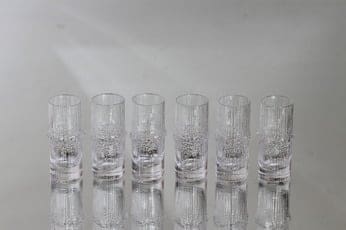 Iittala Niva snapsilasit, 3 cl, 6 kpl, suunnittelija Tapio Wirkkala, 3 cl
