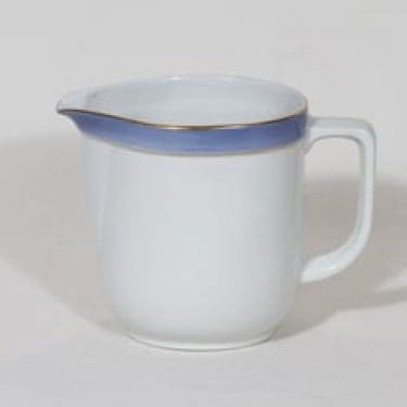 Arabia Sinivalko kaadin, 0.75 l, suunnittelija , 0.75 l, raitakoriste, kultaus