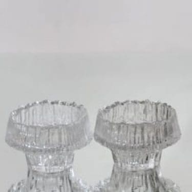 Iittala Stellaria kynttilälyhdyt, kirkas, 2 kpl, suunnittelija Tapio Wirkkala,