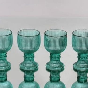 Iittala Viktor lasit, 10 cl, 4 kpl, suunnittelija Valto Kokko, 10 cl, pieni