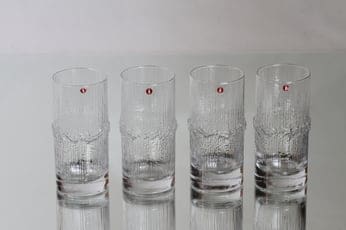 Iittala Niva lasit, 20 cl, 4 kpl, suunnittelija Tapio Wirkkala, 20 cl