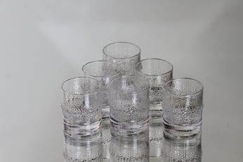 Iittala Niva liköörilasit, 6 cl, 6 kpl, suunnittelija Tapio Wirkkala, 6 cl