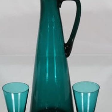 Riihimäen lasi T/335 kaadin, 1.25 l, 2 kpl, suunnittelija Nanny Still, 1.25 l