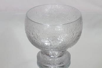 Iittala Kekkerit kulho, kirkas, suunnittelija Timo Sarpaneva, massiivinen