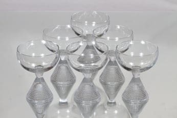 Iittala Briljant cocktail-lasit, 10 cl, 6 kpl, suunnittelija Tapio Wirkkala, 10 cl