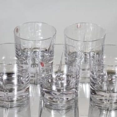 Iittala Viva lasit, kirkas, 5 kpl, suunnittelija Tapio Wirkkala,
