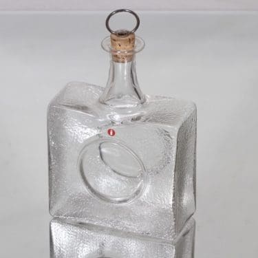 Iittala Mini karahvi, 40 cl, suunnittelija Tapio Wirkkala, 40 cl, signeerattu