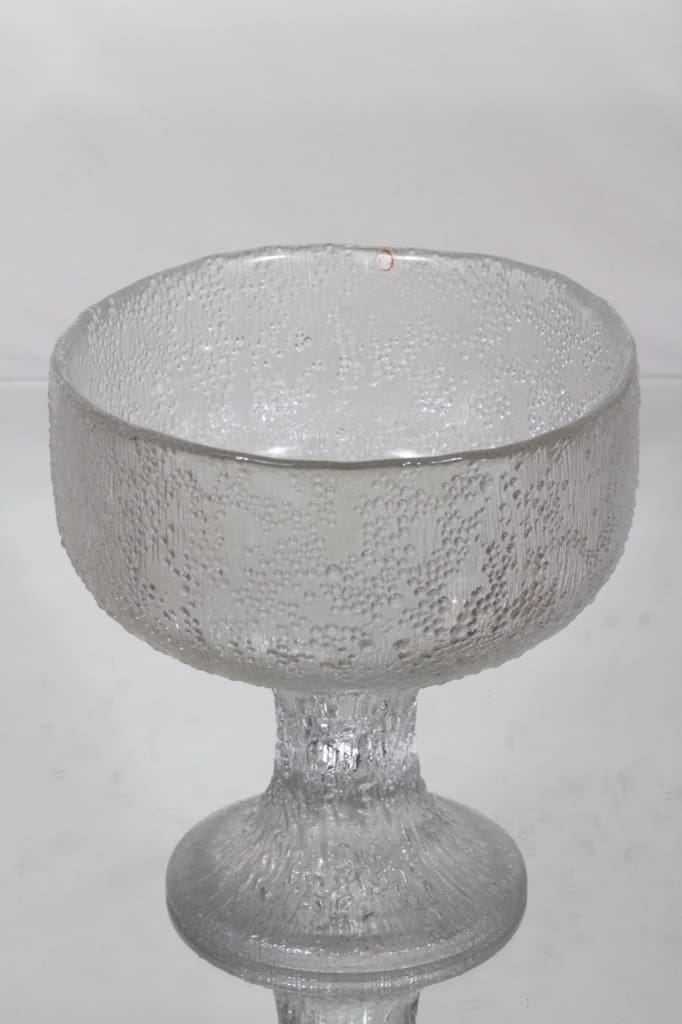 Iittala Puro kulho, jalallinen, suunnittelija Tapio Wirkkala, jalallinen, suuri, jalallinen