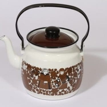 Finel Ritari kahvipannu, 1,6 l, suunnittelija Raija Uosikkinen, 1,6 l, serikuva, 1,6 l