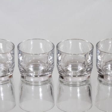 Nuutajärvi Prisma lasit, 10 cl, 4 kpl, suunnittelija Kaj Franck, 10 cl