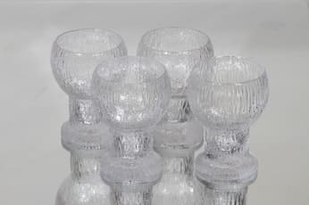 Iittala Kekkerit lasit, 30 cl, 4 kpl, suunnittelija Timo Sarpaneva, 30 cl