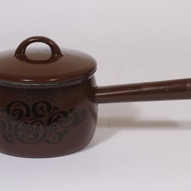 Finel Orient kasari, 1 l, suunnittelija Raija Uosikkinen, 1 l, serikuva, retro