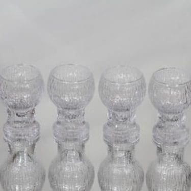 Iittala Kekkerit snapsilasit, 5 cl, 4 kpl, suunnittelija Timo Sarpaneva, 5 cl, pieni