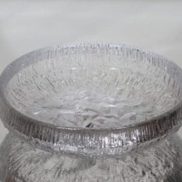 Iittala Lunaria kulho, signeerattu, suunnittelija Tapio Wirkkala, signeerattu, massiivinen
