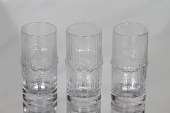 Iittala Niva lasit, 20 cl, 3 kpl, suunnittelija Tapio Wirkkala, 20 cl