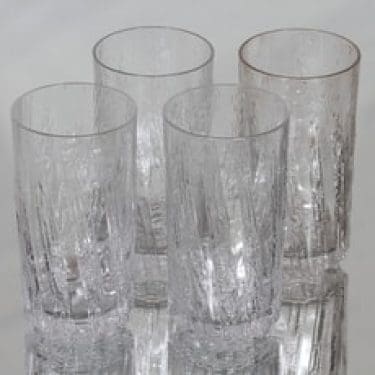 Iittala Kuura lasit, 40 cl, 4 kpl, suunnittelija Tapio Wirkkala, 40 cl