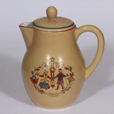 Arabia Kesti kaadin, 2.5 l, suunnittelija Göran Bäck, 2.5 l, käsinmaalattu