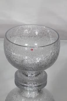 Iittala Kekkerit kulho, kirkas, suunnittelija Timo Sarpaneva, suuri