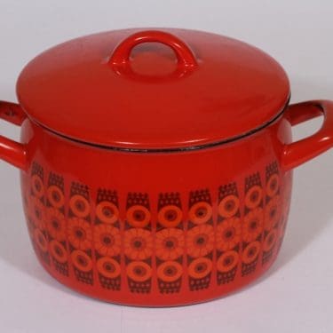 Finel Kehrä kattila, 3.5 l, suunnittelija Raija Uosikkinen, 3.5 l, serikuva, retro