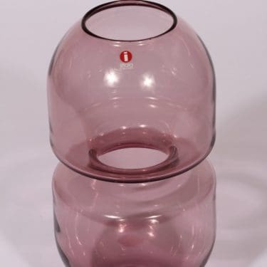 Iittala Jojo maljakko, lila, suunnittelija Sami Lahtinen,