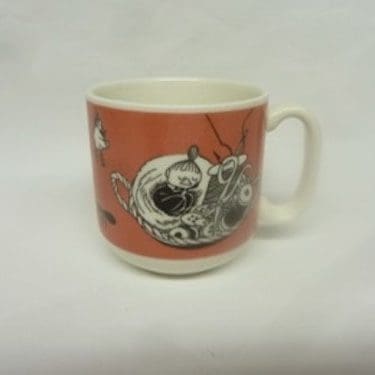 Arabia Muumi muki, Muumityttö, suunnittelija Tove Slotte, Tove Jansson, Muumityttö, serikuva, muumi-aihe, 05789