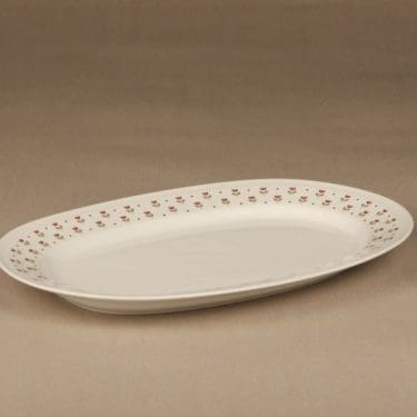 Arabia Miniflora vatii, soikea, suunnittelija Esteri Tomula, soikea, kukka-aihe