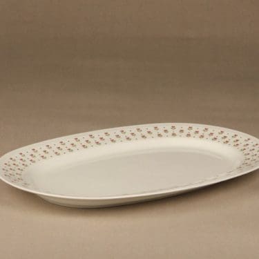 Arabia Miniflora vatii, soikea, suunnittelija Esteri Tomula, soikea, kukka-aihe