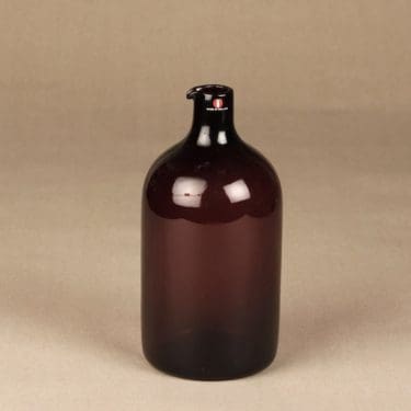 Iittala lintupullo i-400 lintupullo, lila, suunnittelija Timo Sarpaneva, signeerattu