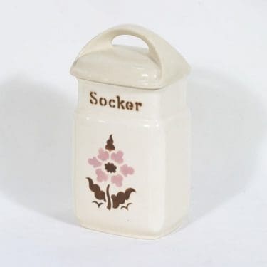 Arabia Orvokki sokeriastia, suunnittelija , puhalluskoriste