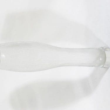 Iittala 3545 maljakko, signeerattu, suunnittelija Tapio Wirkkala, signeerattu, suuri, viivahiottu