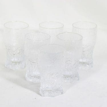 Iittala Aslak lasit, 40 cl, 6 kpl, suunnittelija Tapio Wirkkala, 40 cl