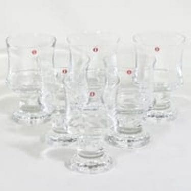 Iittala Tavastia lasit, 24 cl, 6 kpl, suunnittelija Tapio Wirkkala, 24 cl