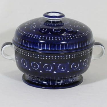 Arabia Valencia malja, 2.85 l, suunnittelija Ulla Procope, 2.85 l, suuri, käsinmaalattu, signeerattu