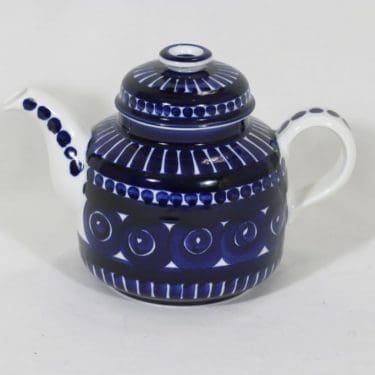 Arabia Valencia teekaadin, 78 cl, suunnittelija Ulla Procope, 78 cl, käsinmaalattu, signeerattu