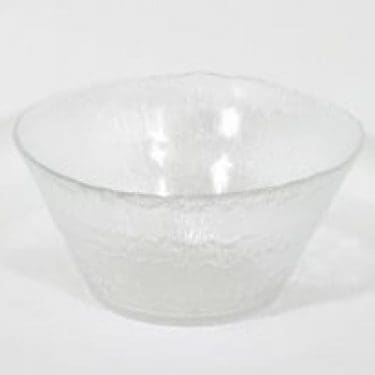 Iittala Solaris kulho, kirkas, suunnittelija Tapio Wirkkala,