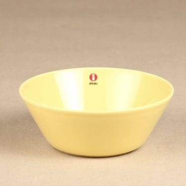 Iittala Teema kulho, keltainen, suunnittelija Kaj Franck, keltainen lasite